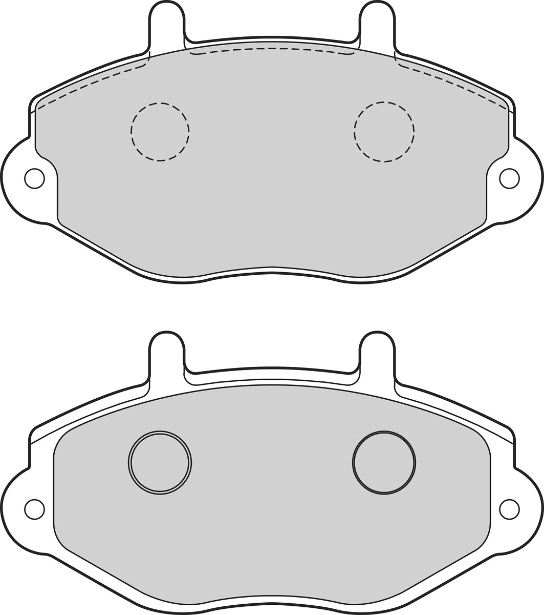 Jeu de 4 plaquettes de frein VALEO ref. 302756